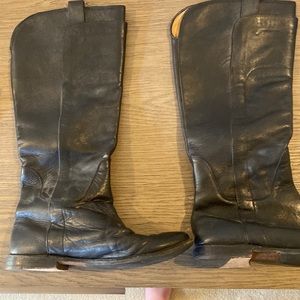 Never wear. Frye boots. Black size 8.